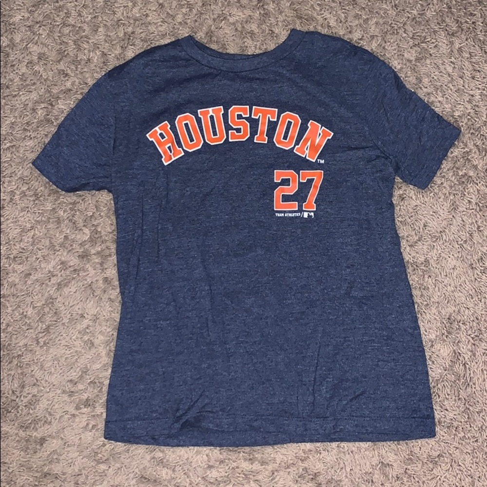 Boys Houston Astros Altuve Tee Shirt (M)